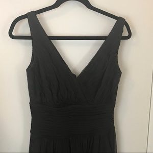 Tahari Crinkle Chiffon cocktail dress